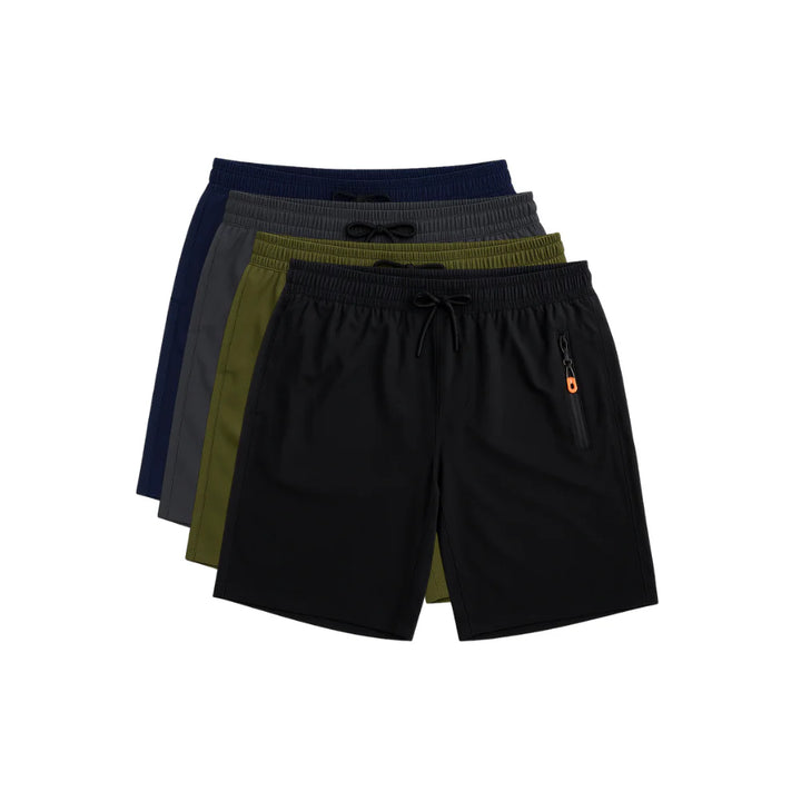 Kit 4 Bermudas DryFit Premium Evolut Performance - Secagem rápida, Bolso com Zíper e Ajuste Anatômico | BLACK FRIDAY | FRETE GRÁTIS